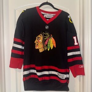 Black Toews Blackhawks Jersey